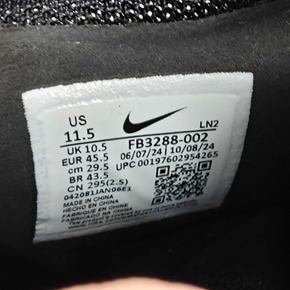 Nike Air Zoom Vapor‎ Elite 1 Football Cleats Mens Size 11.5 Black FB3288-002 NEW - Picture 11 of 11